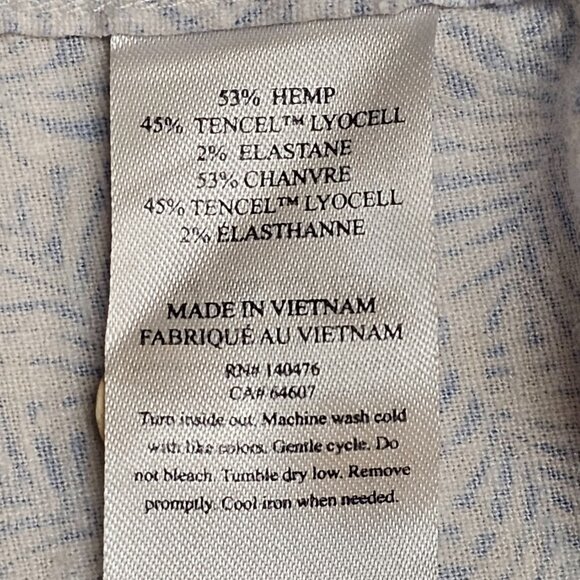 Faherty Short Sleeve Floral Print Button Down L - Picture 6 of 6